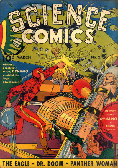 Cover for Science Comics (Fox, 1940 series) #2