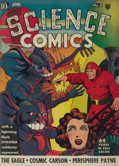 Cover for Science Comics (Fox, 1940 series) #3