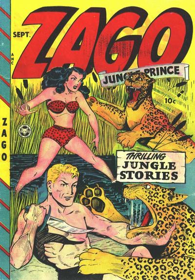 Cover for Zago, Jungle Prince (Fox, 1948 series) #1