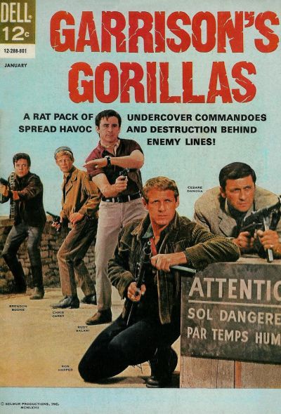 Cover for Garrison's Gorillas (Dell, 1968 series) #1