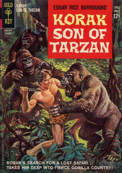 Cover for Edgar Rice Burroughs Korak, Son of Tarzan (Western, 1964 series) #1