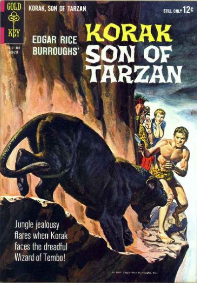 Cover for Edgar Rice Burroughs Korak, Son of Tarzan (Western, 1964 series) #4