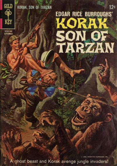Cover for Edgar Rice Burroughs Korak, Son of Tarzan (Western, 1964 series) #10