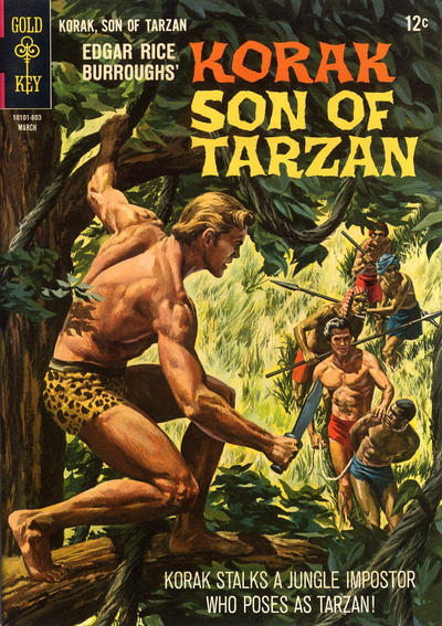 Cover for Edgar Rice Burroughs Korak, Son of Tarzan (Western, 1964 series) #12