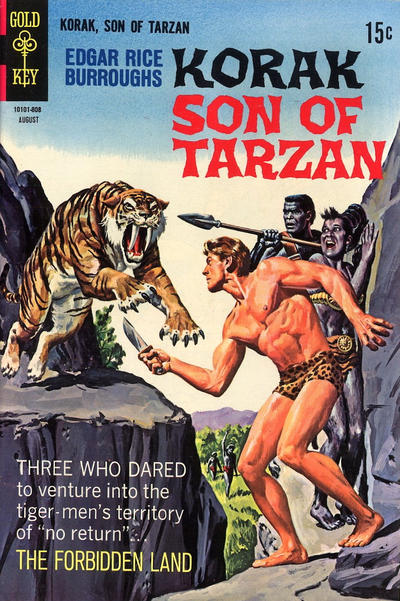 Cover for Edgar Rice Burroughs Korak, Son of Tarzan (Western, 1964 series) #24