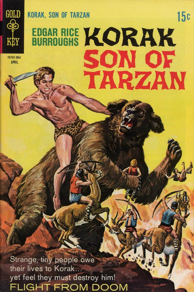 Cover for Edgar Rice Burroughs Korak, Son of Tarzan (Western, 1964 series) #28