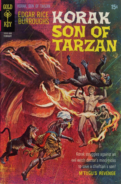 Cover for Edgar Rice Burroughs Korak, Son of Tarzan (Western, 1964 series) #33