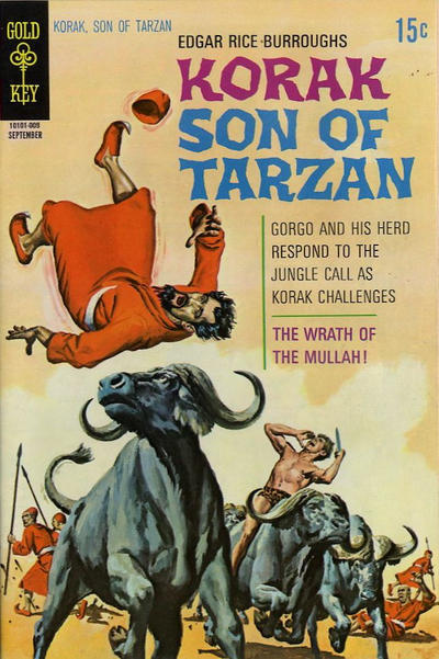 Cover for Edgar Rice Burroughs Korak, Son of Tarzan (Western, 1964 series) #37