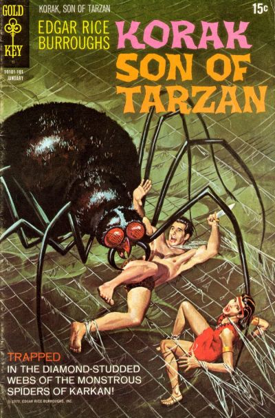 Cover for Edgar Rice Burroughs Korak, Son of Tarzan (Western, 1964 series) #39
