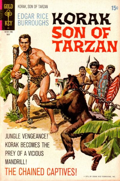 Cover for Edgar Rice Burroughs Korak, Son of Tarzan (Western, 1964 series) #41