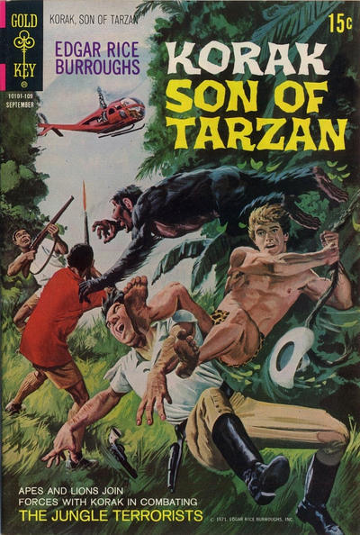 Cover for Edgar Rice Burroughs Korak, Son of Tarzan (Western, 1964 series) #43