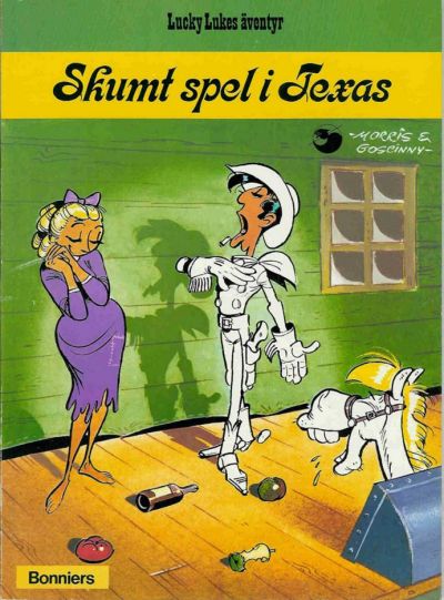 Cover for Lucky Lukes äventyr / Lucky Luke klassiker (Bonniers, 1979 series) #24 - Skumt spel i Texas