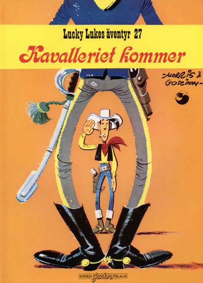 Cover for Lucky Lukes äventyr / Lucky Luke klassiker (Bonniers, 1979 series) #27 - Kavalleriet kommer