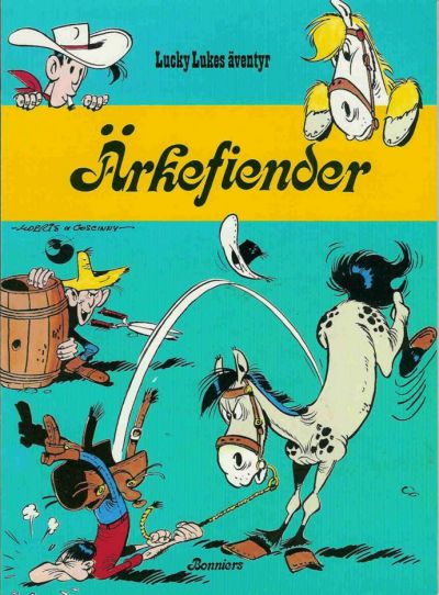 Cover for Lucky Lukes äventyr / Lucky Luke klassiker (Bonniers, 1979 series) #31 - Ärkefiender