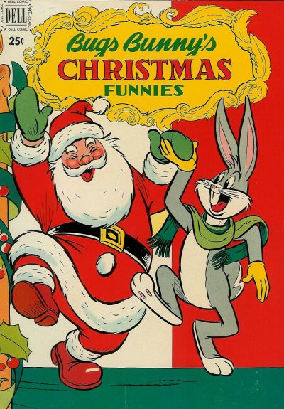 Cover for Bugs Bunny's Christmas Funnies (Dell, 1950 series) #1