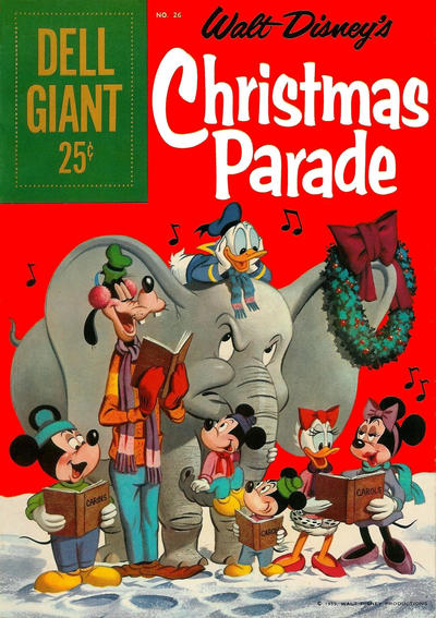 Cover for Dell Giant (Dell, 1959 series) #26 - Walt Disney's Christmas Parade