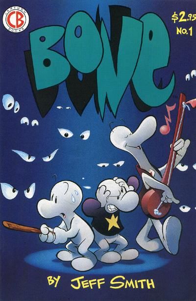 Cover for Bone (Cartoon Books, 1991 series) #1 [Seventh Printing]