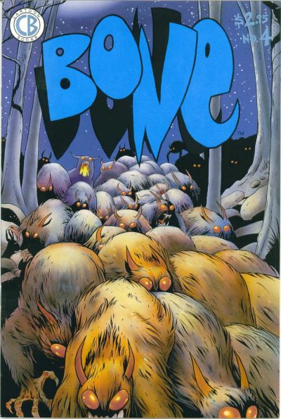 Cover for Bone (Cartoon Books, 1991 series) #4