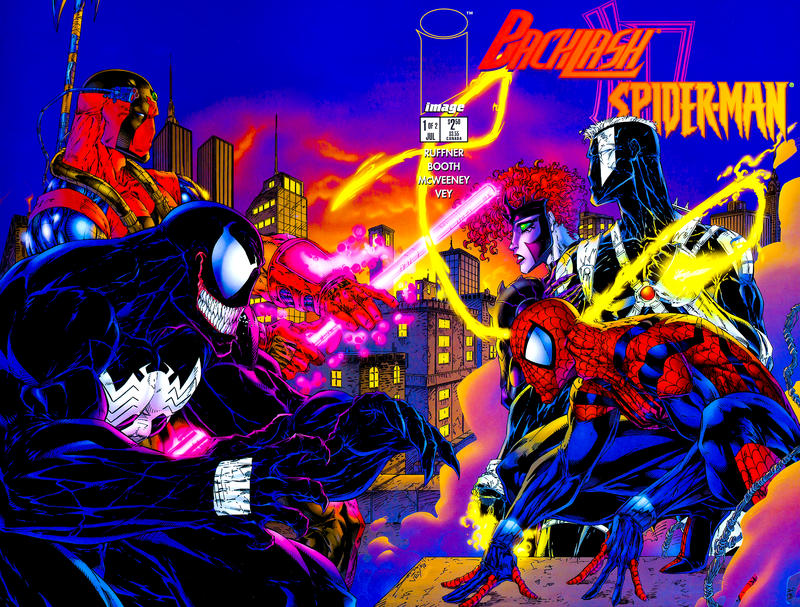 Cover for Backlash / Spider-Man (Image, 1996 series) #1 [Regular Edition]