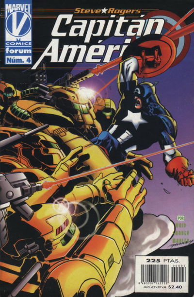 Cover for Capitán América (Planeta DeAgostini, 1996 series) #4