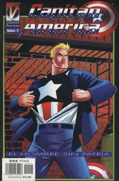 Cover for Capitán América (Planeta DeAgostini, 1996 series) #7