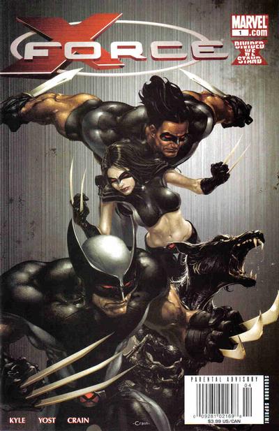 Cover for X-Force (Marvel, 2008 series) #1 [Newsstand]