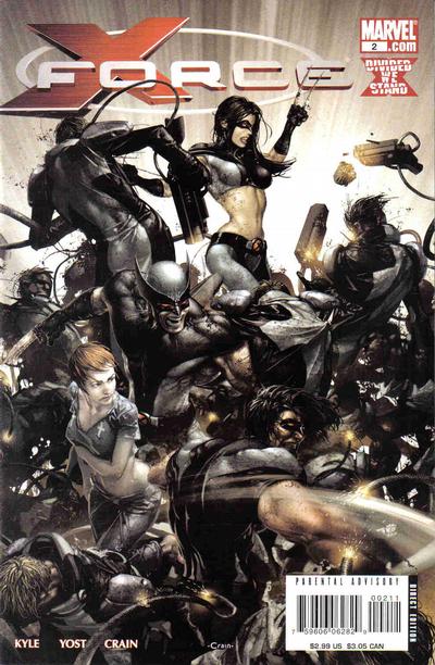 Cover for X-Force (Marvel, 2008 series) #2