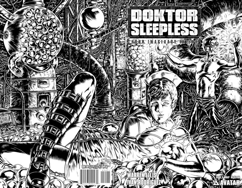 Cover for Doktor Sleepless (Avatar Press, 2007 series) #5 [Wrap]
