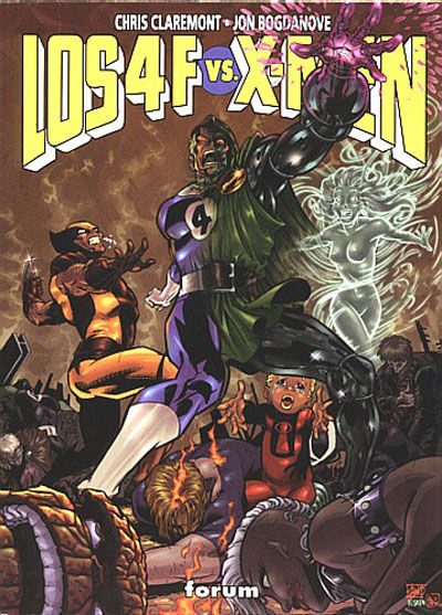 Cover for Los 4 Fantásticos vs. X-Men (Planeta DeAgostini, 1998 series) 