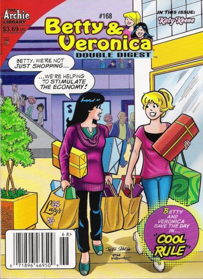Cover for Betty & Veronica (Jumbo Comics) Double Digest (Archie, 1987 series) #168 [Newsstand]