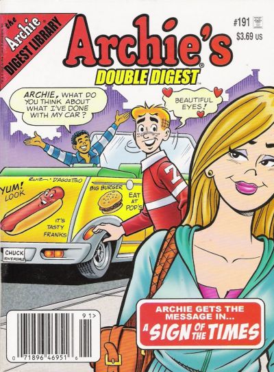 Cover for Archie's Double Digest Magazine (Archie, 1984 series) #191