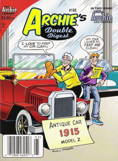 Cover for Archie's Double Digest Magazine (Archie, 1984 series) #195 [Newsstand]