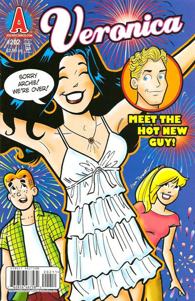 Cover for Veronica (Archie, 1989 series) #202 [Direct Edition]