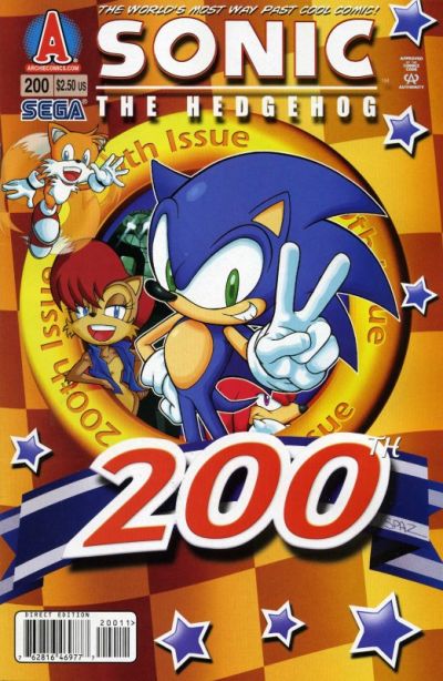 Cover for Sonic the Hedgehog (Archie, 1993 series) #200