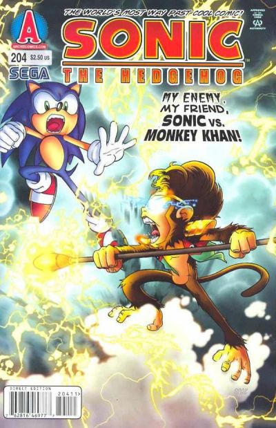 Cover for Sonic the Hedgehog (Archie, 1993 series) #204