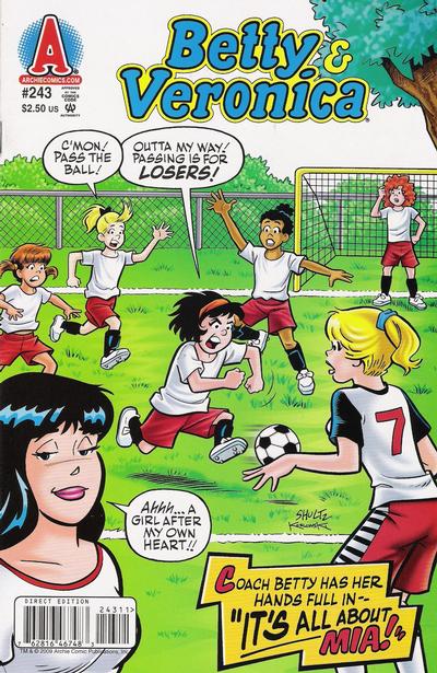 Cover for Betty and Veronica (Archie, 1987 series) #243 [Direct Edition]