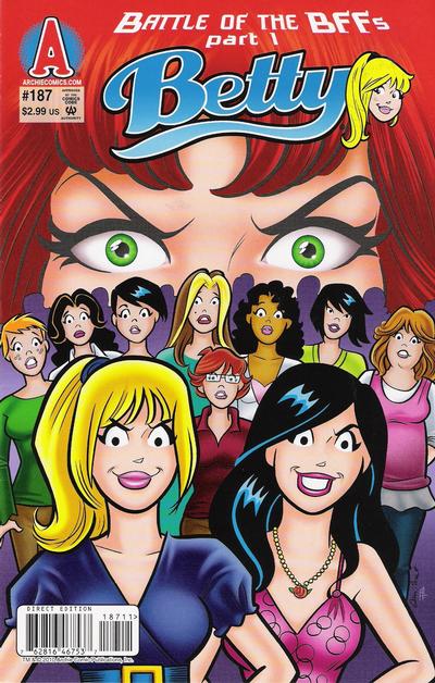 Cover for Betty (Archie, 1992 series) #187