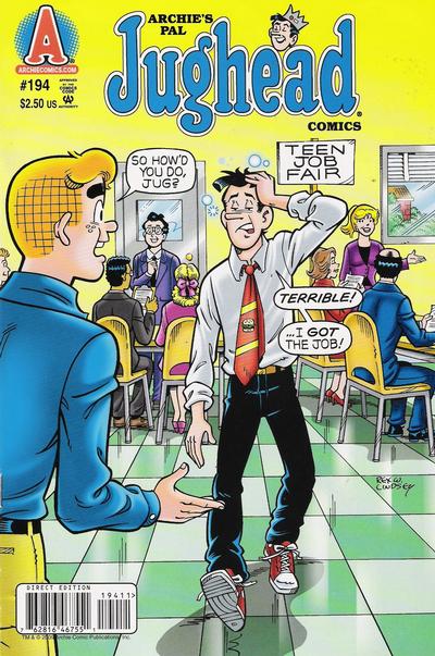 Cover for Archie's Pal Jughead Comics (Archie, 1993 series) #194