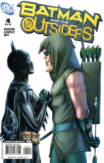 Cover for Batman and the Outsiders (DC, 2007 series) #4