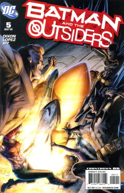 Cover for Batman and the Outsiders (DC, 2007 series) #5