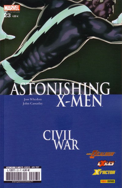 Cover for Astonishing X-Men (Panini France, 2005 series) #23
