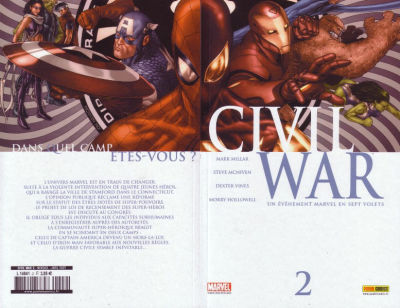 Cover for Civil War (Panini France, 2007 series) #2