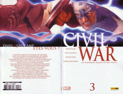 Cover for Civil War (Panini France, 2007 series) #3