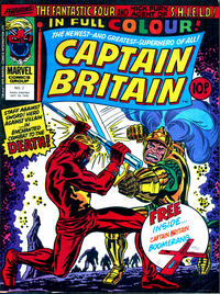 Cover for Captain Britain (Marvel UK, 1976 series) #2
