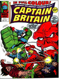 Cover for Captain Britain (Marvel UK, 1976 series) #21