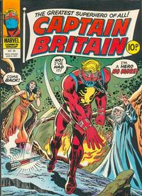 Cover for Captain Britain (Marvel UK, 1976 series) #35