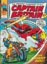 Cover Thumbnail for Captain Britain (Marvel UK, 1976 series) #38