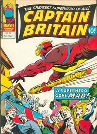 Cover Thumbnail for Captain Britain (Marvel UK, 1976 series) #39