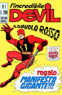 Cover Thumbnail for L'Incredibile Devil (Editoriale Corno, 1970 series) #1