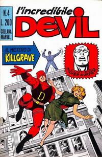Cover Thumbnail for L'Incredibile Devil (Editoriale Corno, 1970 series) #4